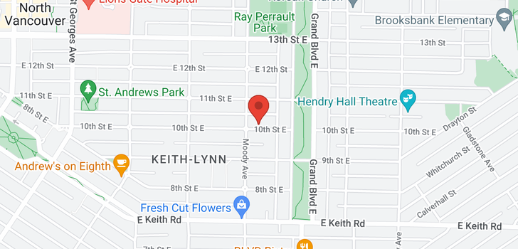 map of 512 E 10TH STREET